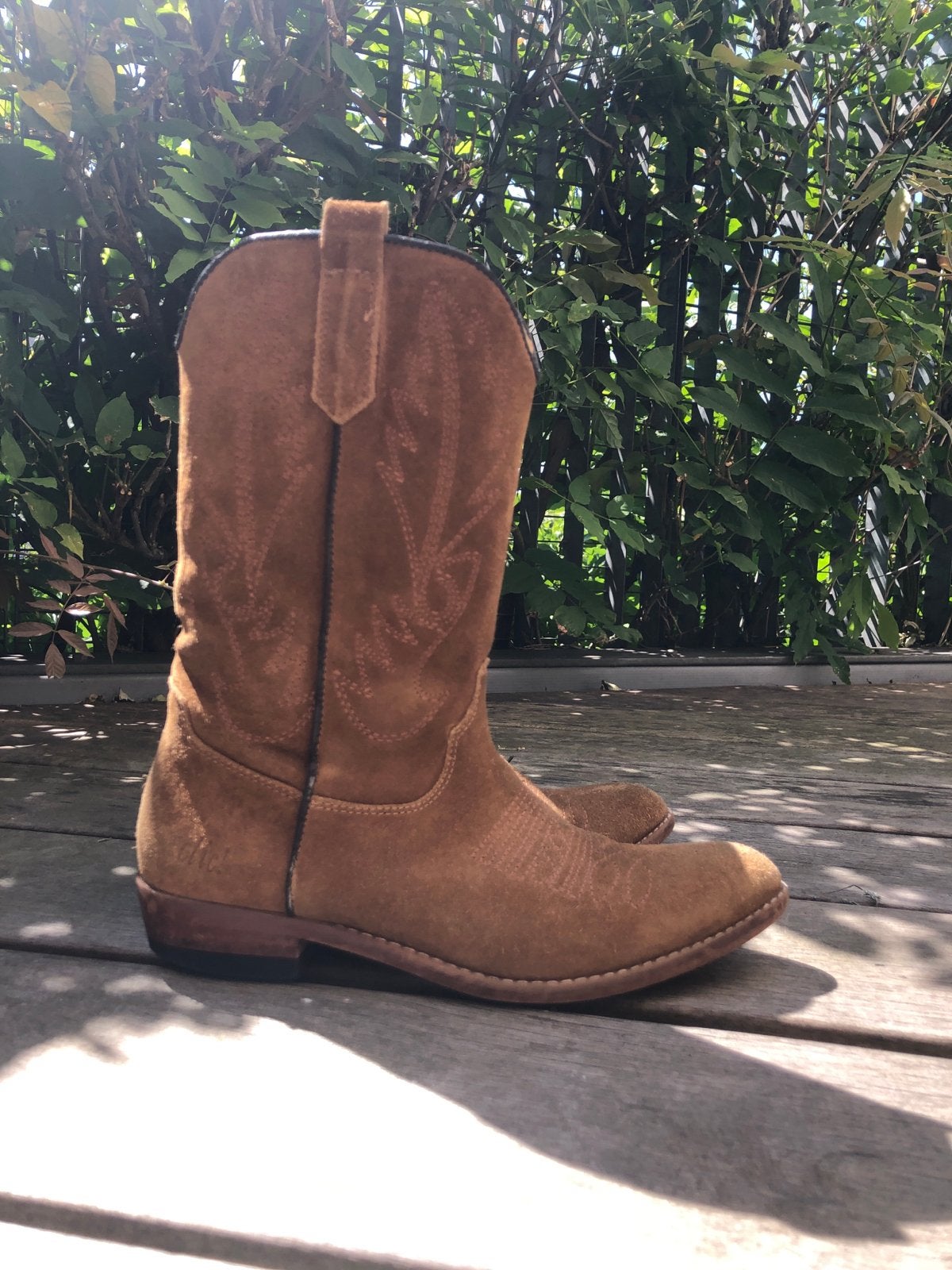 Gloednieuwe suède cowboylaarsjes, Ophalen, Nieuw, Meisje, Laarzen