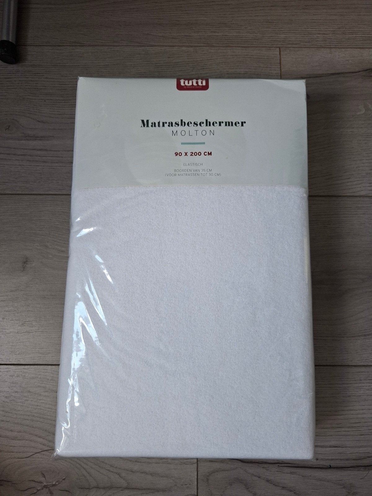 Nieuwe molton, matrasbeschermer 90x200, Eenpersoons, Katoen, Nieuw, Ophalen of Verzenden