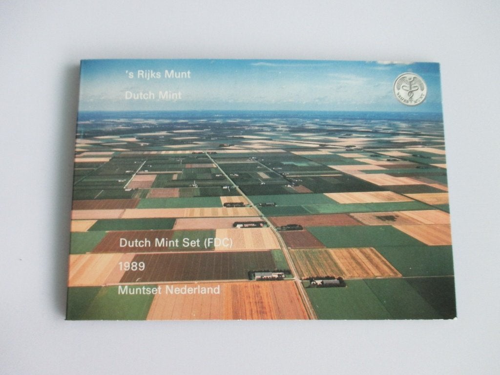 Jaarset 1989 Flevoland fdc, Postzegels en Munten, Munten | Nederland, Ophalen of Verzenden, Koningin Beatrix, Overige waardes