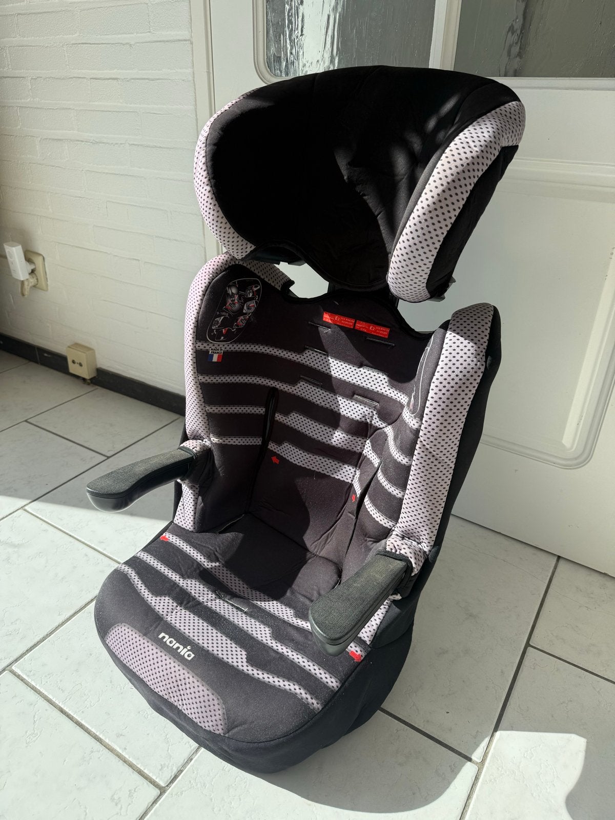Gratis kinderstoel voor de auto - Nania, Verstelbare rugleuning, 9 t/m 36 kg, Ophalen, Overige merken