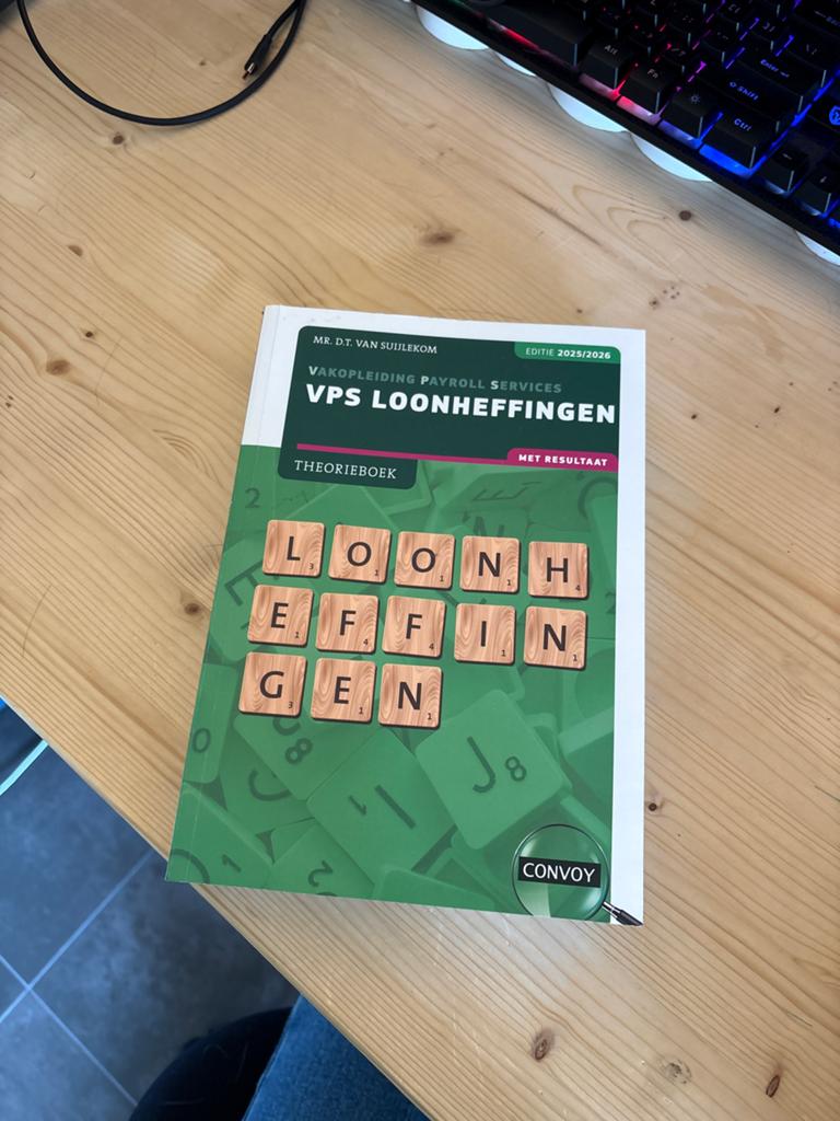 Theorieboek VPS Loonheffingen 2025/2026, D.T. van Suijlekom, Verzenden, Zo goed als nieuw, Natuurwetenschap