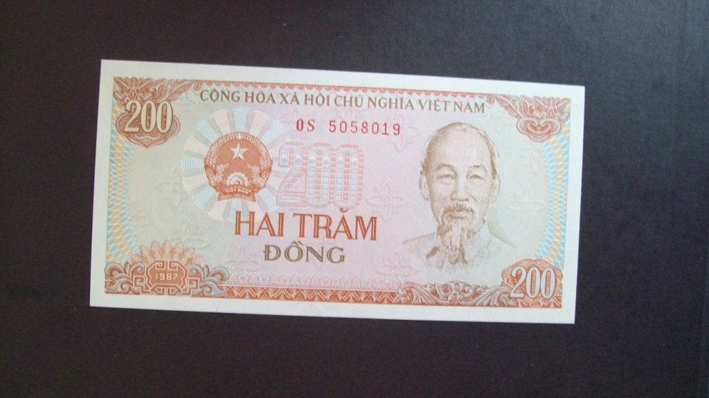 200 dong vietnam,🔴, Ophalen of Verzenden, Zuidoost-Azië, Los biljet