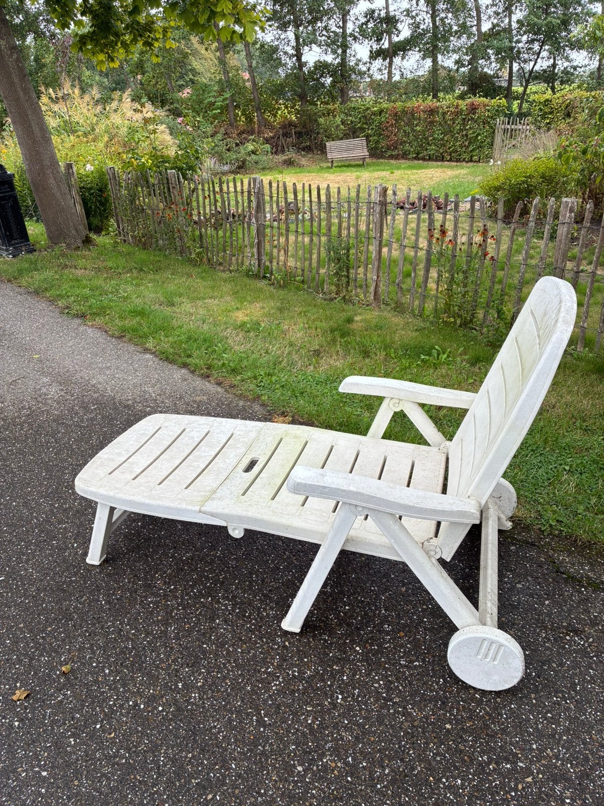 2 gratis ligbedden tuin, Tuin en Terras, Ligbedden, Ophalen, Gebruikt, Kunststof