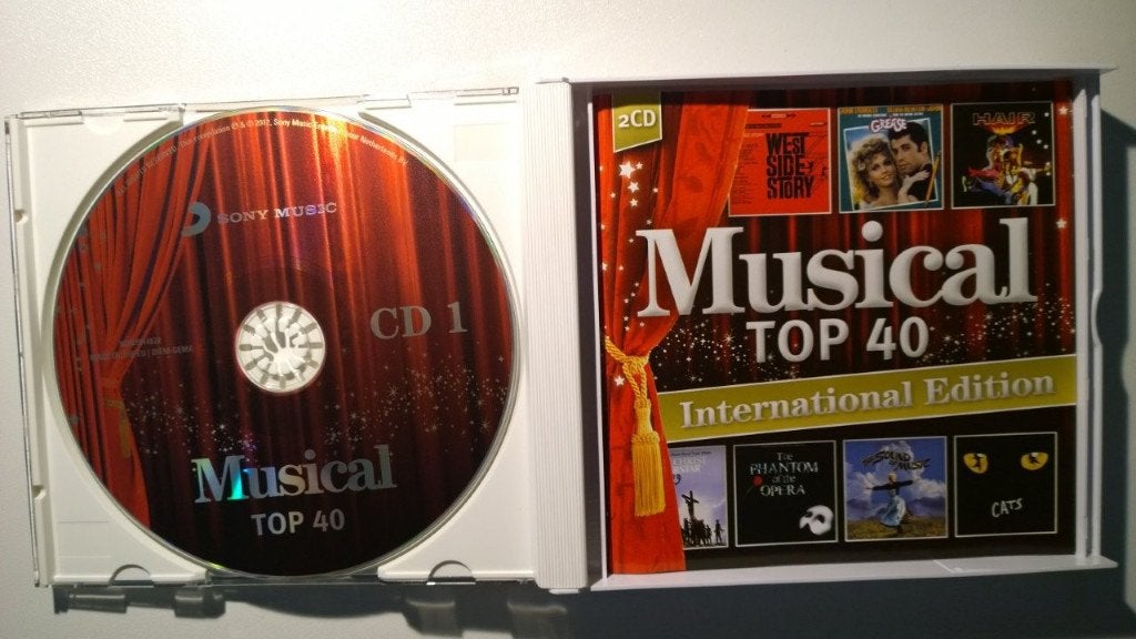 Musical Top 40 International Edition, Cd's en Dvd's, Ophalen of Verzenden, Zo goed als nieuw, Filmmuziek en Soundtracks, Album