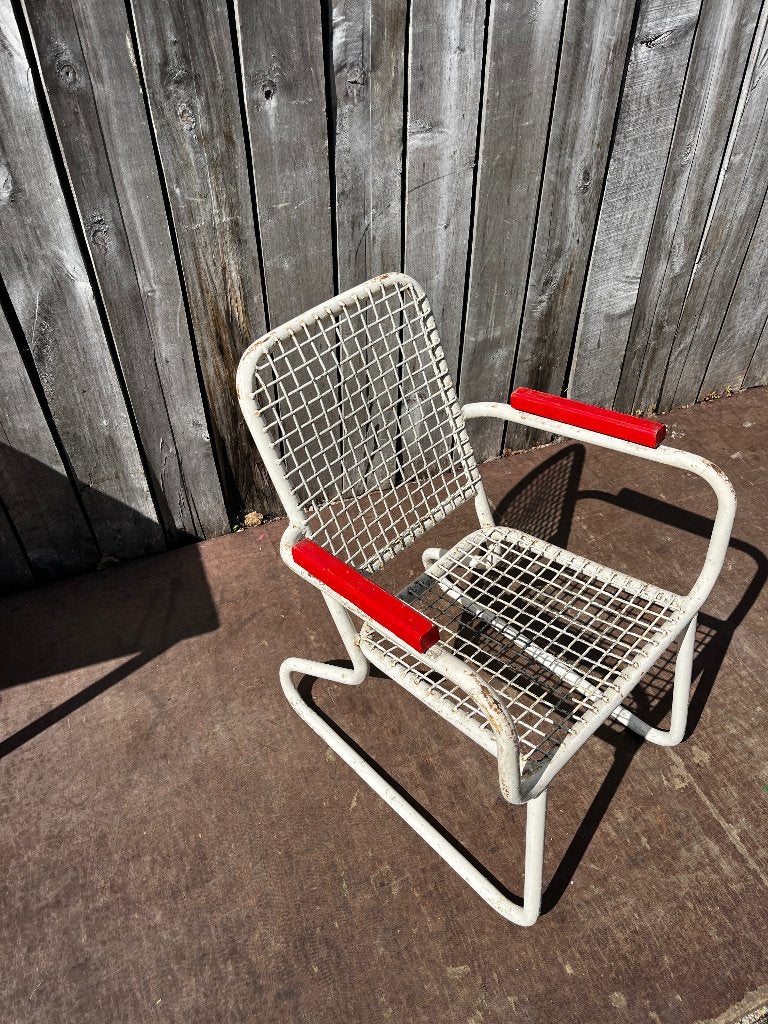 Vintage wire steel stoelen–industrieel design(14 stuks), Ophalen of Verzenden, Gebruikt, Meubilair