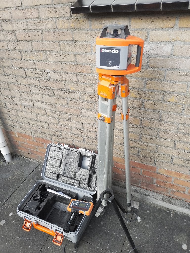 bouwlaser Nedo Sirius1H rotatielaser nivelleerlaser bj2023, Doe-het-zelf en Verbouw, Ophalen, Zo goed als nieuw, Overige meters