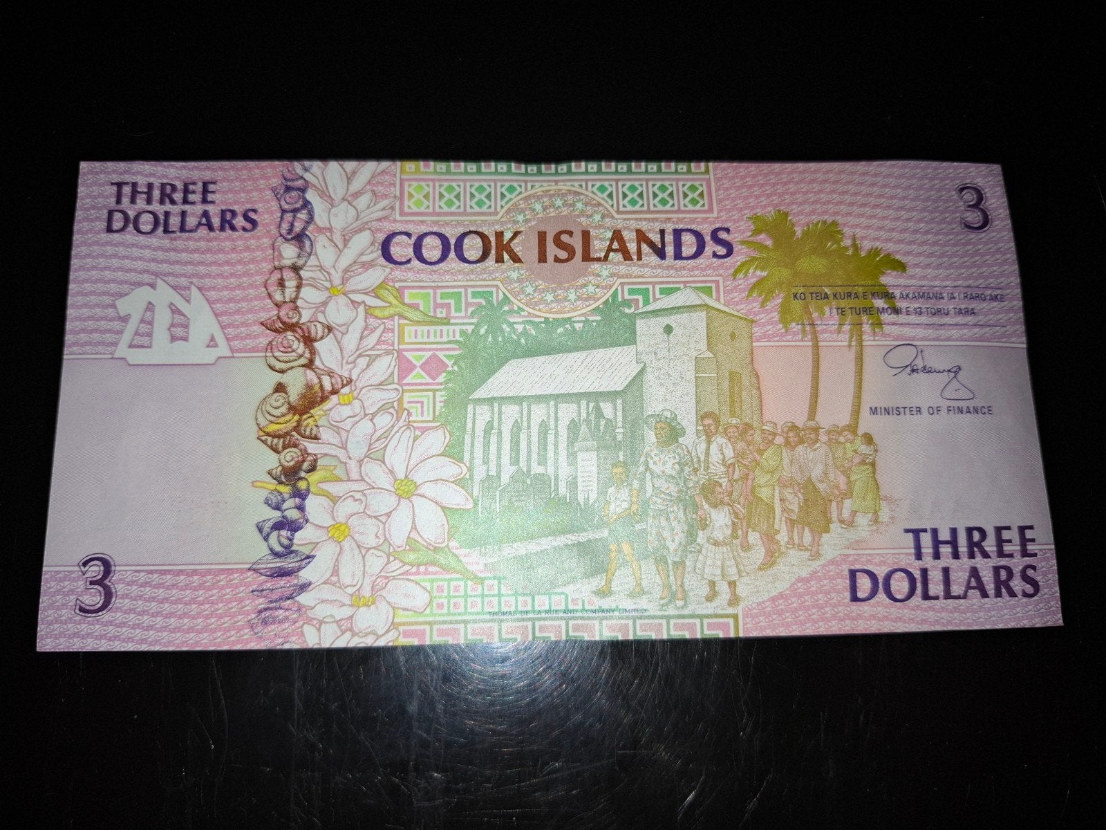 ### Cook islands 3 dollar 1992 ###, Postzegels en Munten, Ophalen of Verzenden