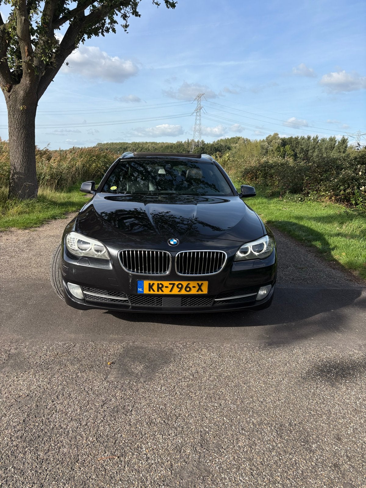 BMW 520D High Executive M Sport Touring 135KW Aut8 2013, Auto's, Euro 5, Achterwielaandrijving, 1995 cc, Zwart