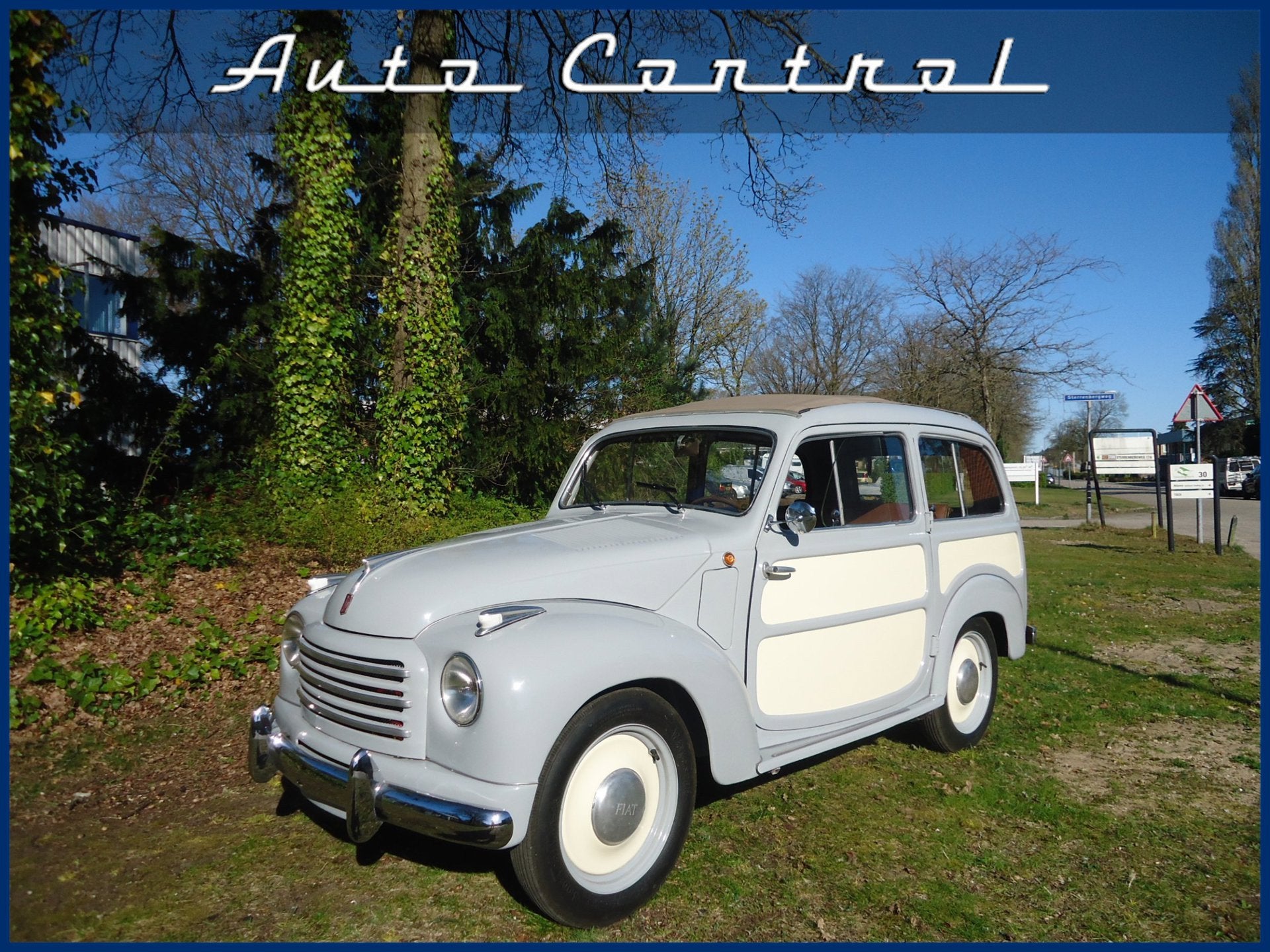 Fiat 500 C Topolino Belvedere 1952 Belgische inschrijving, Origineel Nederlands, Stationwagon, Handgeschakeld, Te koop