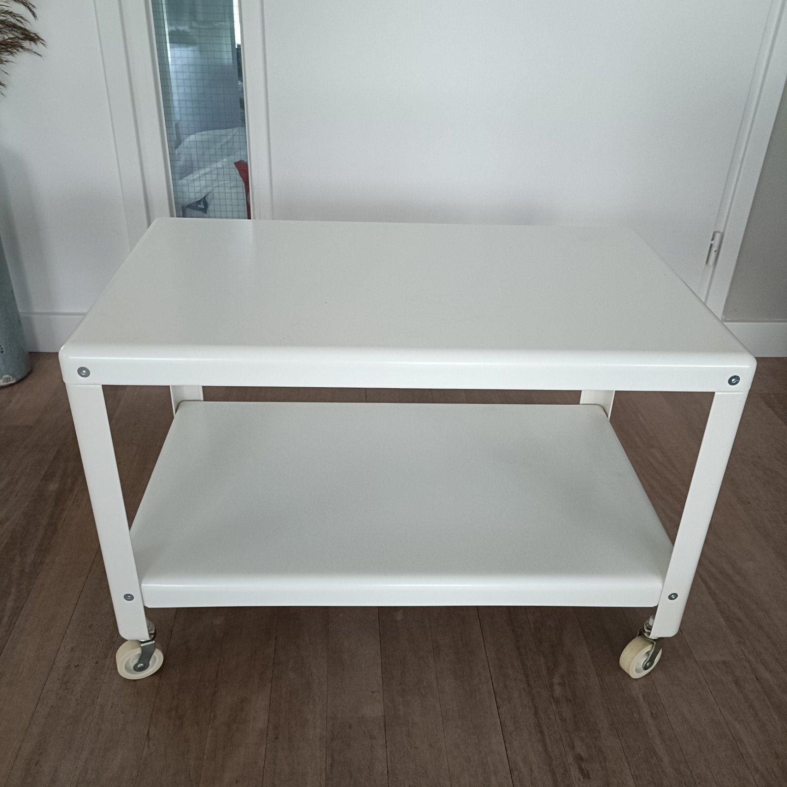IKEA PS 2012 bijzettafel/salontafel - Ola Wihlborg design, Gebruikt, Modern, Scandinavisch, Metaal of Aluminium, 55 tot 75 cm