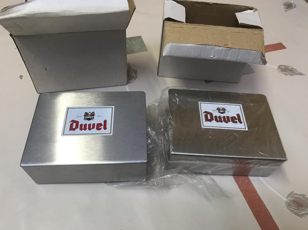 Duvel bierkaarthouders,2 voor 10€, Ophalen of Verzenden, Nieuw, Overige typen