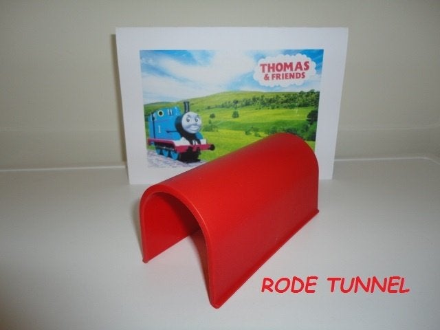 Rode Tunnel voor Houten Trein Spoor, Ophalen of Verzenden