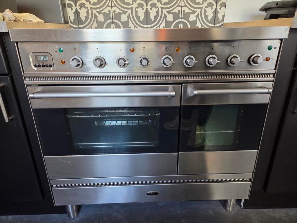 Boretti Fornuis met keramische kookplaat, Witgoed en Apparatuur, Fornuizen, Gebruikt, Hete lucht, 60 cm of meer, Ophalen of Verzenden