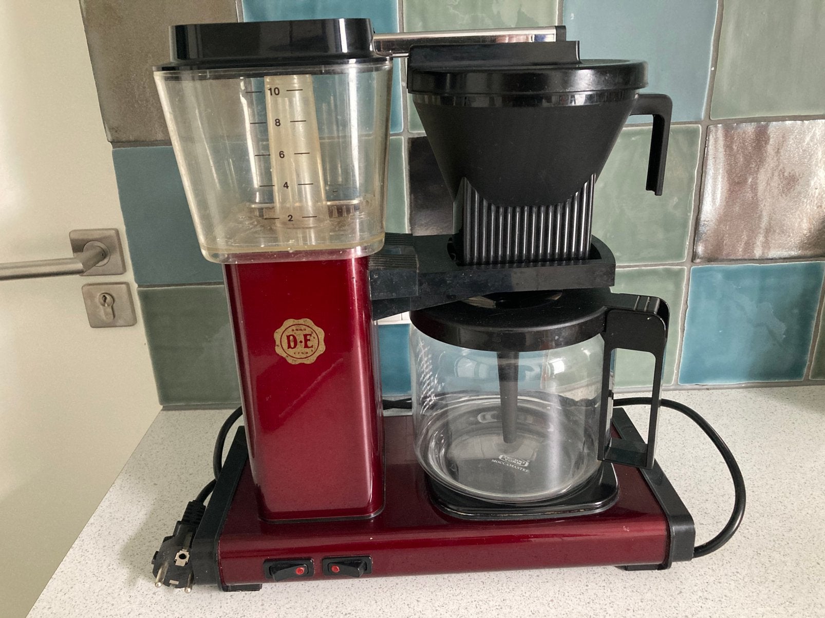 DE Moccamaster Technivorm, Ophalen, Gebruikt, Koffiemachine, Gemalen koffie