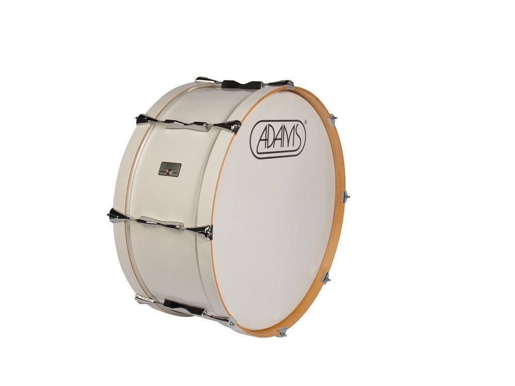 Bassdrum Adams 2612WWE 26x12 Wood White Economy Line, Ophalen, -, -, Nieuw