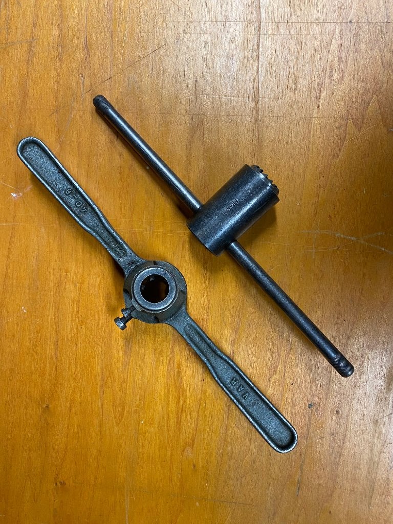 VAR 40-B Vork draadsnijder / VAR 33 vork kroonfrees 275,-, Ophalen, Gebruikt, Balhoofdgereedschap