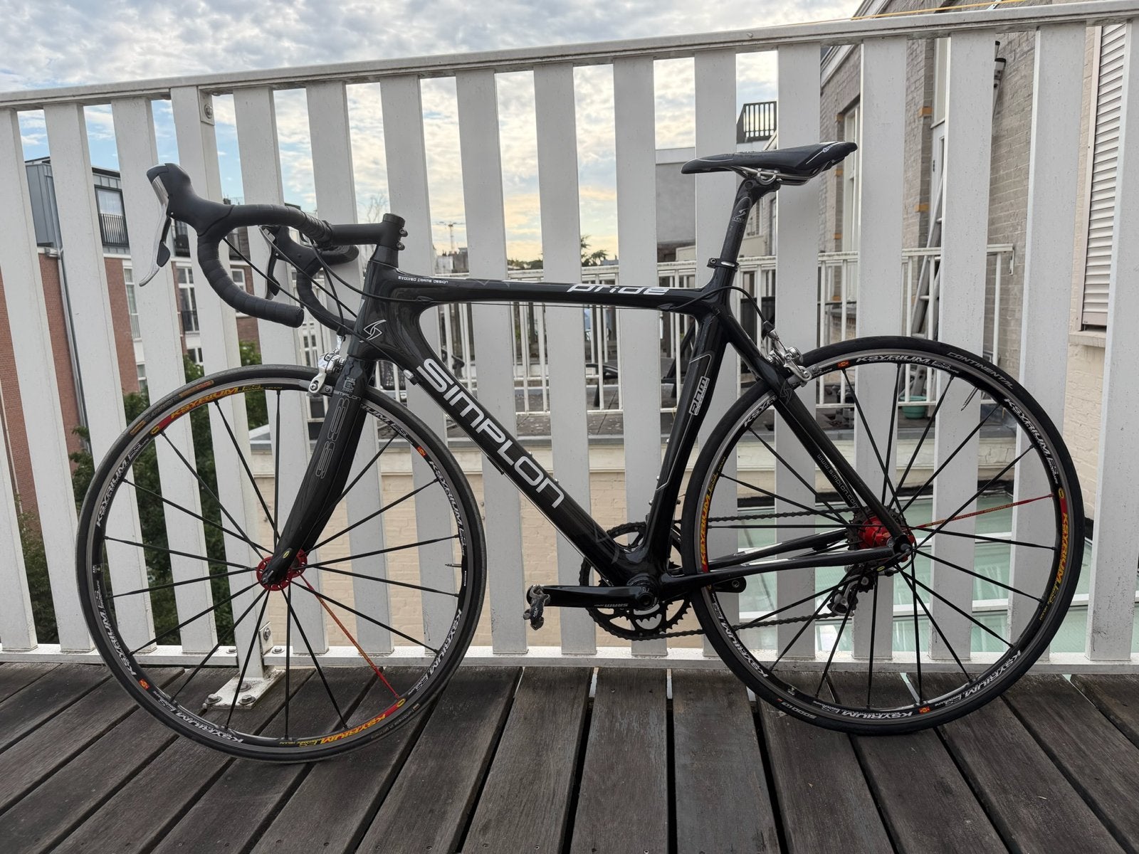 Simplon Pride 2006 racefiets 56, 28 inch, Gebruikt, Carbon, 15 tot 20 versnellingen