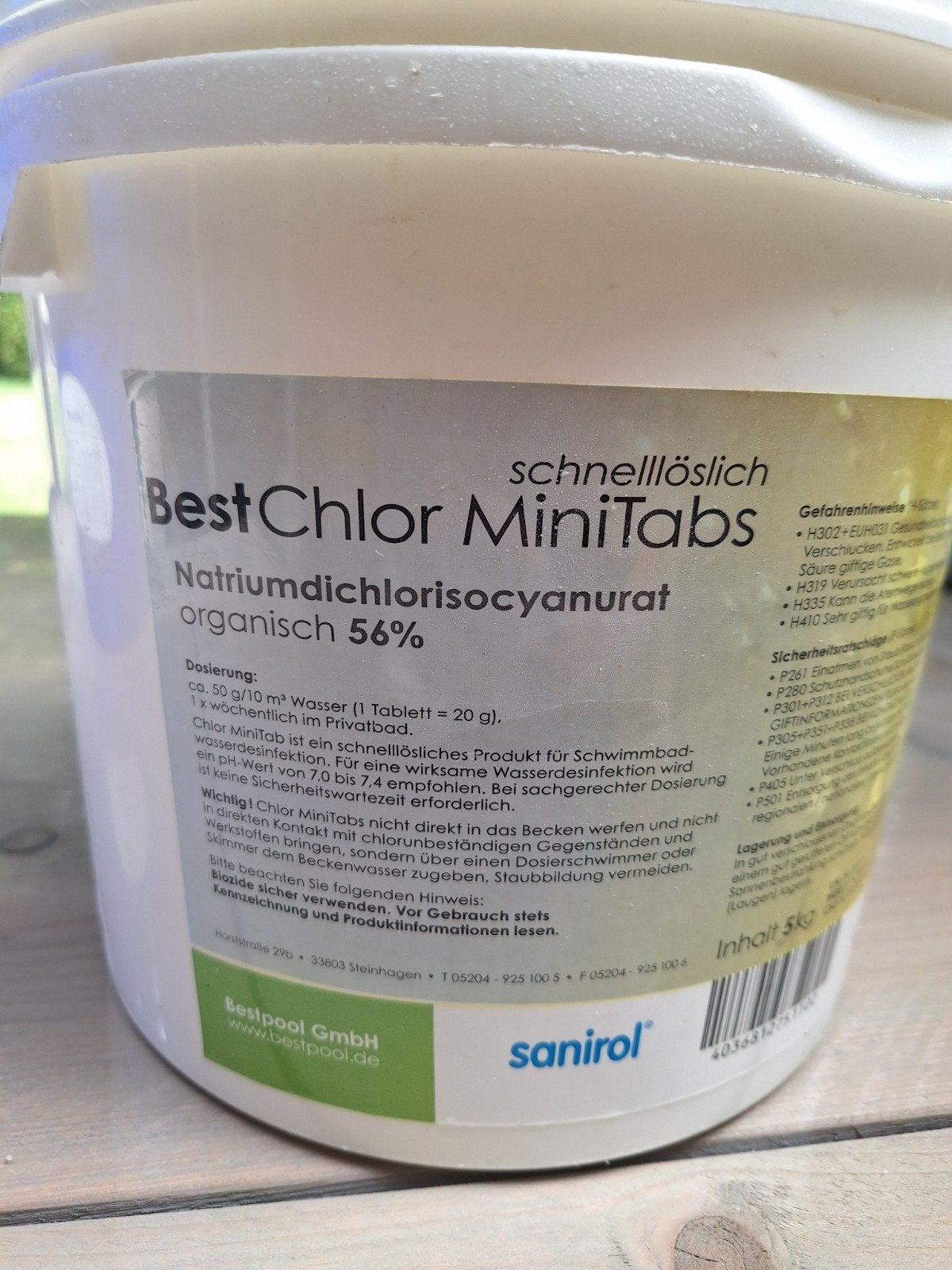 15x Sanirol chloortabletten, Ophalen, Nieuw, Reinigingsmiddel