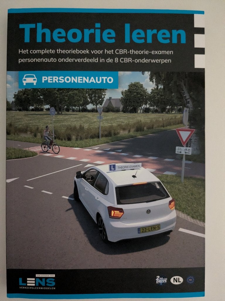 Theorie leren CBR-theorie-examen personenauto (rijbewijs B), Ophalen, Nieuw, Alpha, Lens Verkeersleermiddelen