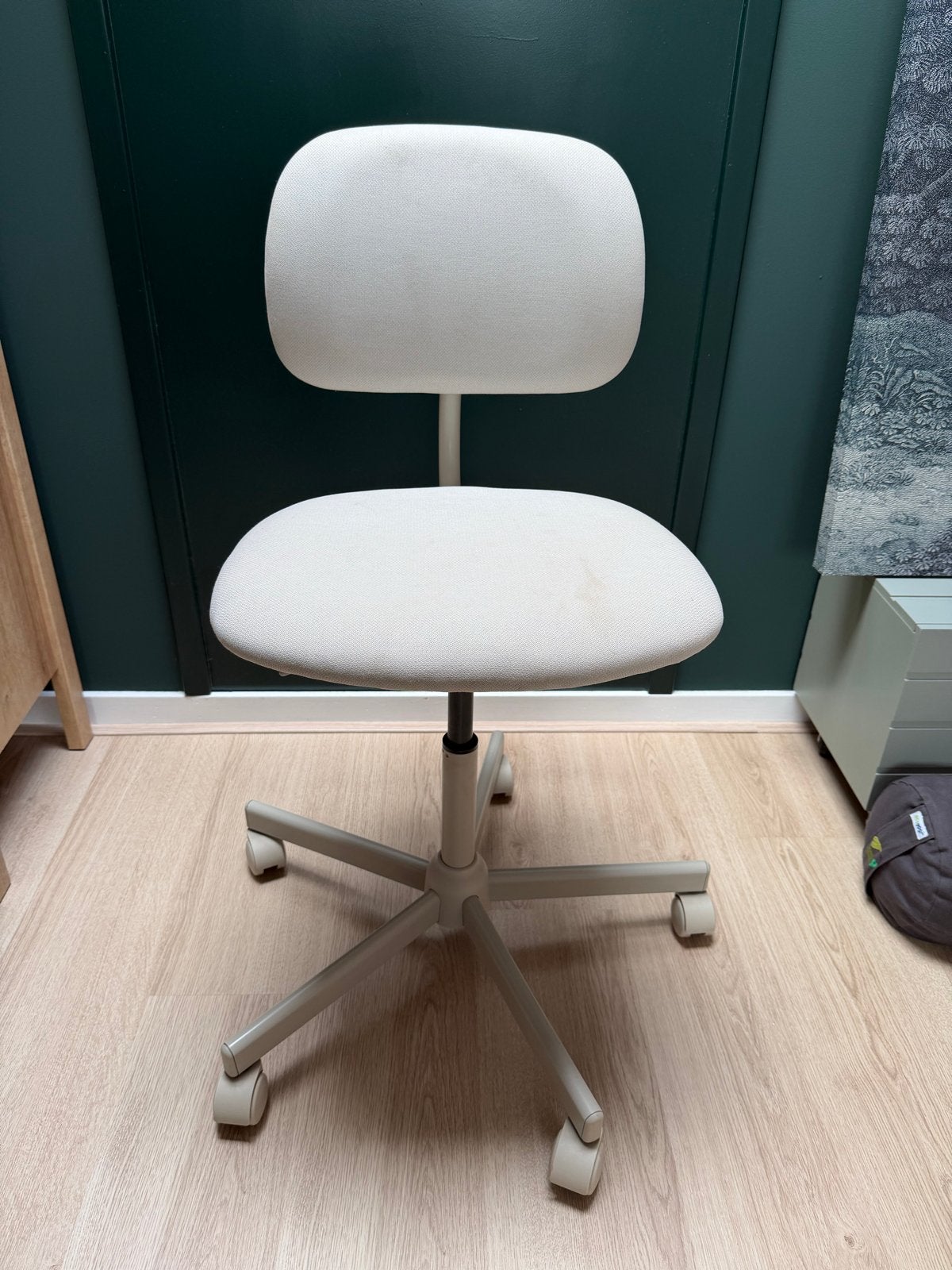 IKEA bureaustoel Orfjall - gratis af te halen, Huis en Inrichting, Bureaustoelen, Ophalen, Gebruikt, Wit, Bureaustoel