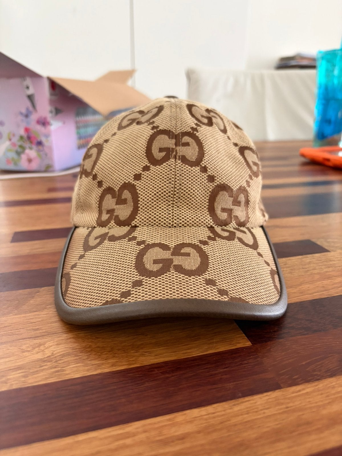 Prachtige originele Gucci cap maat xl te koop, Kleding | Heren, Ophalen of Verzenden, Zo goed als nieuw, 60 cm (XL, 7½ inch) of meer