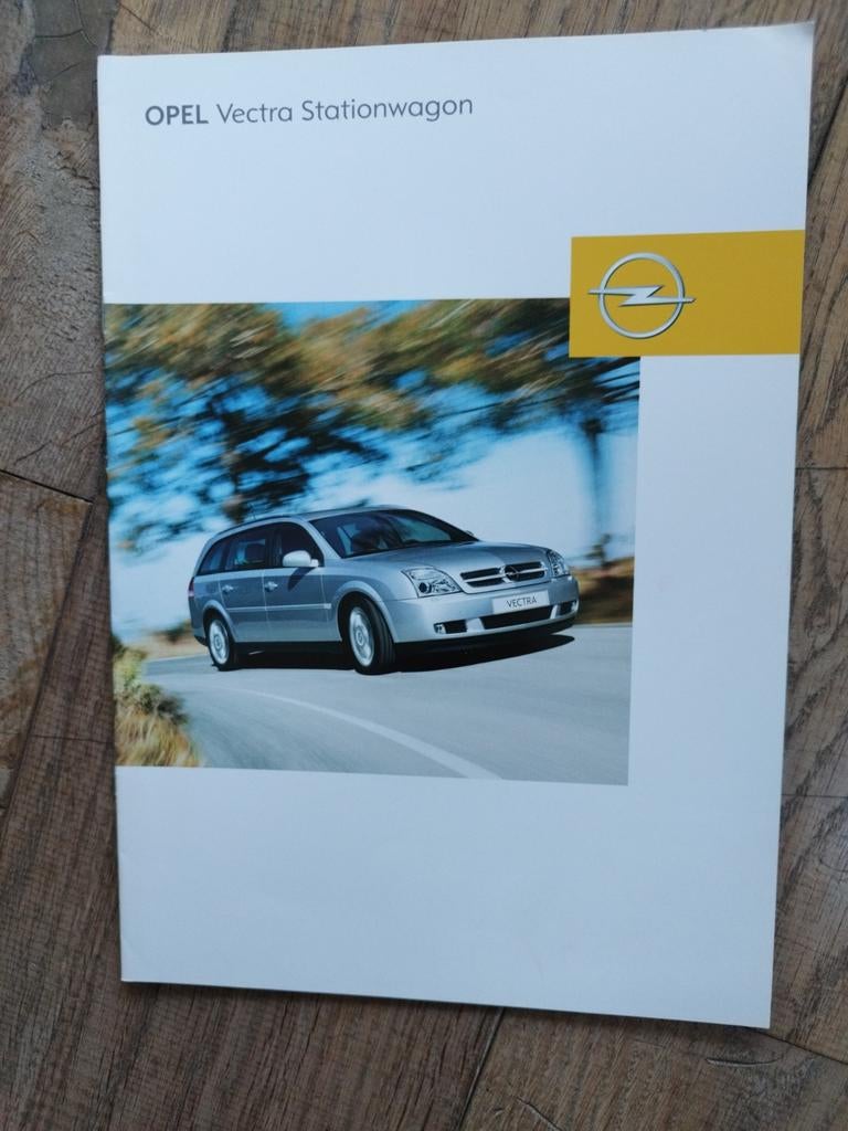 Opel Vectra Stationwagon brochure 2003 (MY 09/03), Opel, Zo goed als nieuw, Opel, Ophalen of Verzenden
