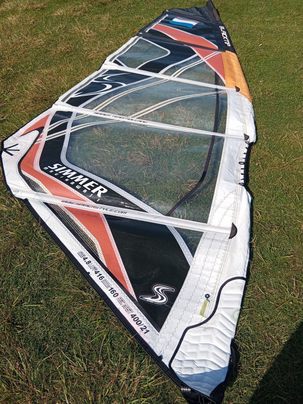 Simmer style 4.8 en 4.2 blacktip, Ophalen, Zo goed als nieuw, Zeil