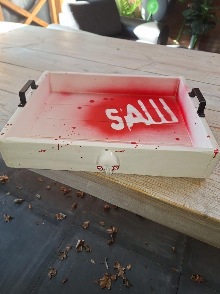 Halloween horror dienblad decoratie, Watersport en Boten, Ophalen of Verzenden