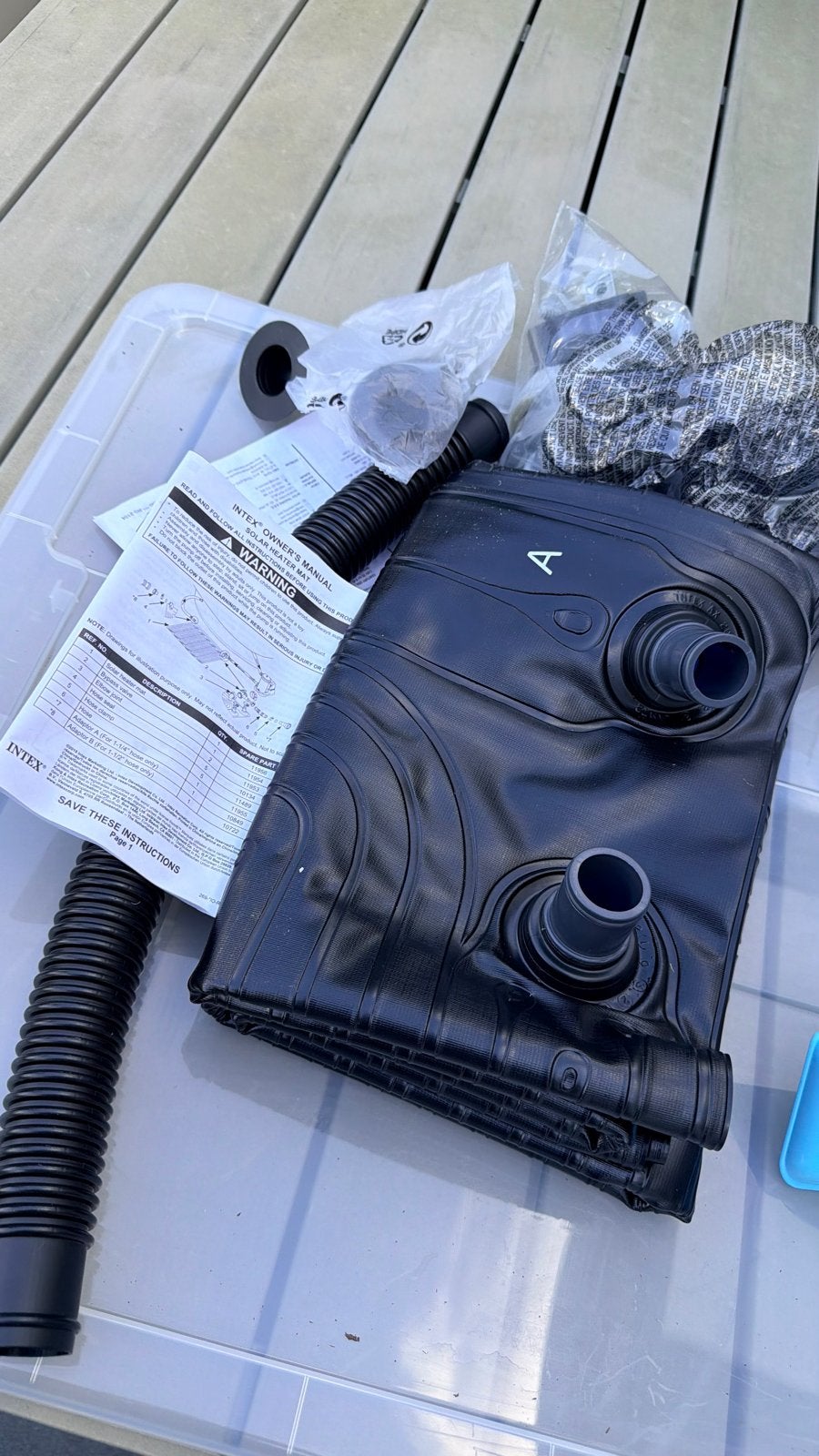 Intex Solar Heater Mat voor Zwembadverwarming, Ophalen, Nieuw, Verwarming