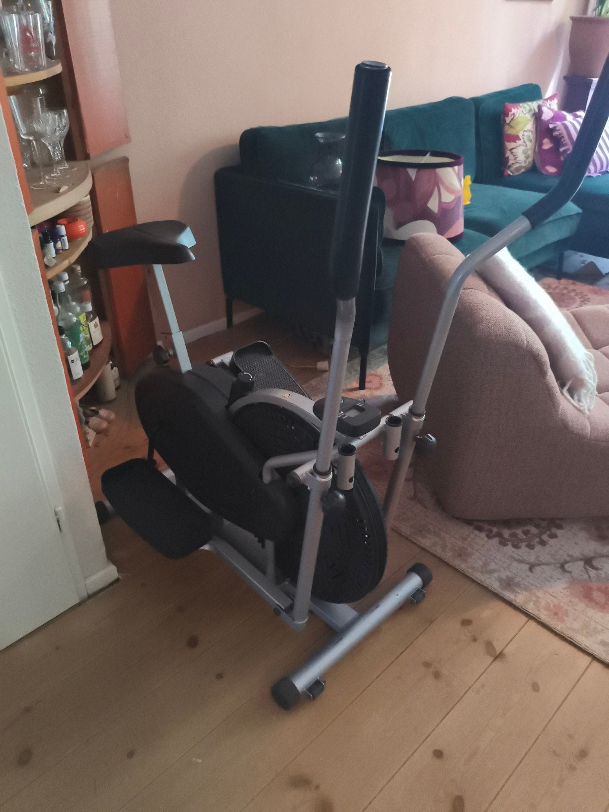 Crosstrainer met zitje - Ideaal voor thuisworkouts, Ophalen, Gebruikt, Crosstrainer, Metaal