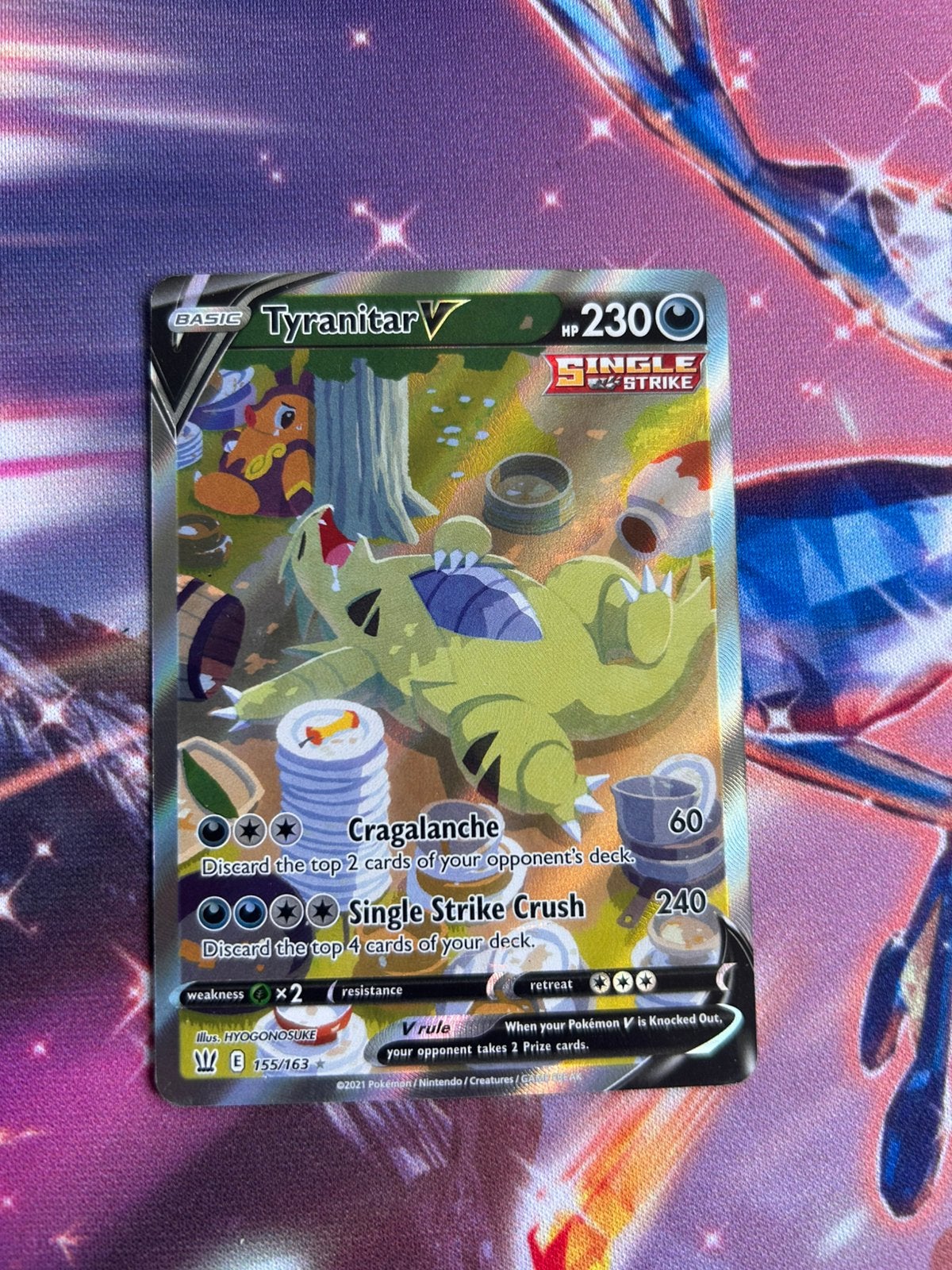 Tyranitar V. Pokemon, Ophalen of Verzenden, Zo goed als nieuw