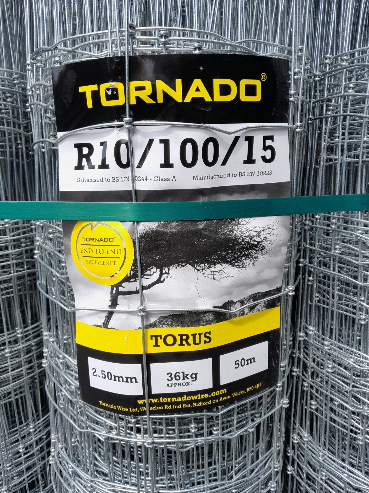 Schapengaas Tornado gaas R10-100-15 1,00m hoog 100 mtr lang, Ophalen, Nieuw, 20 meter of meer, Gaas