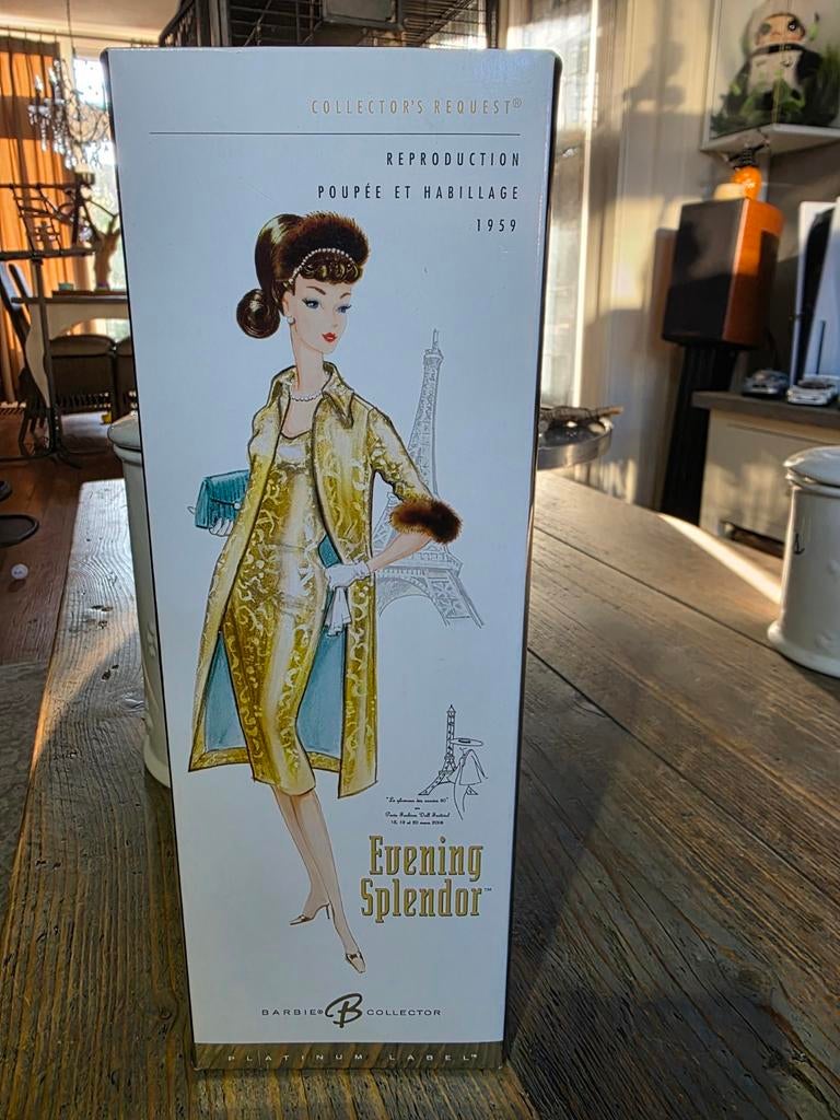 Barbie Evening Splendor Platinum Label Collector's Request, Ophalen of Verzenden, Nieuw, Pop