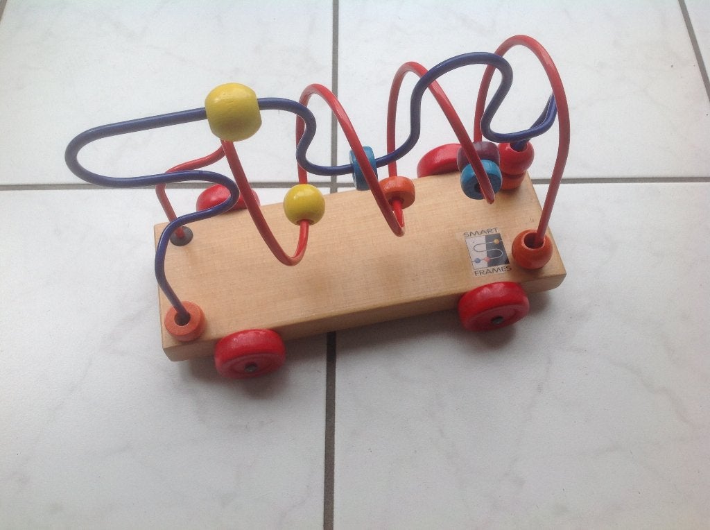 Smart Frame Boulier, Spiraal met kralen, op 4 wielen, baby, Ophalen of Verzenden, Zo goed als nieuw, Overige typen