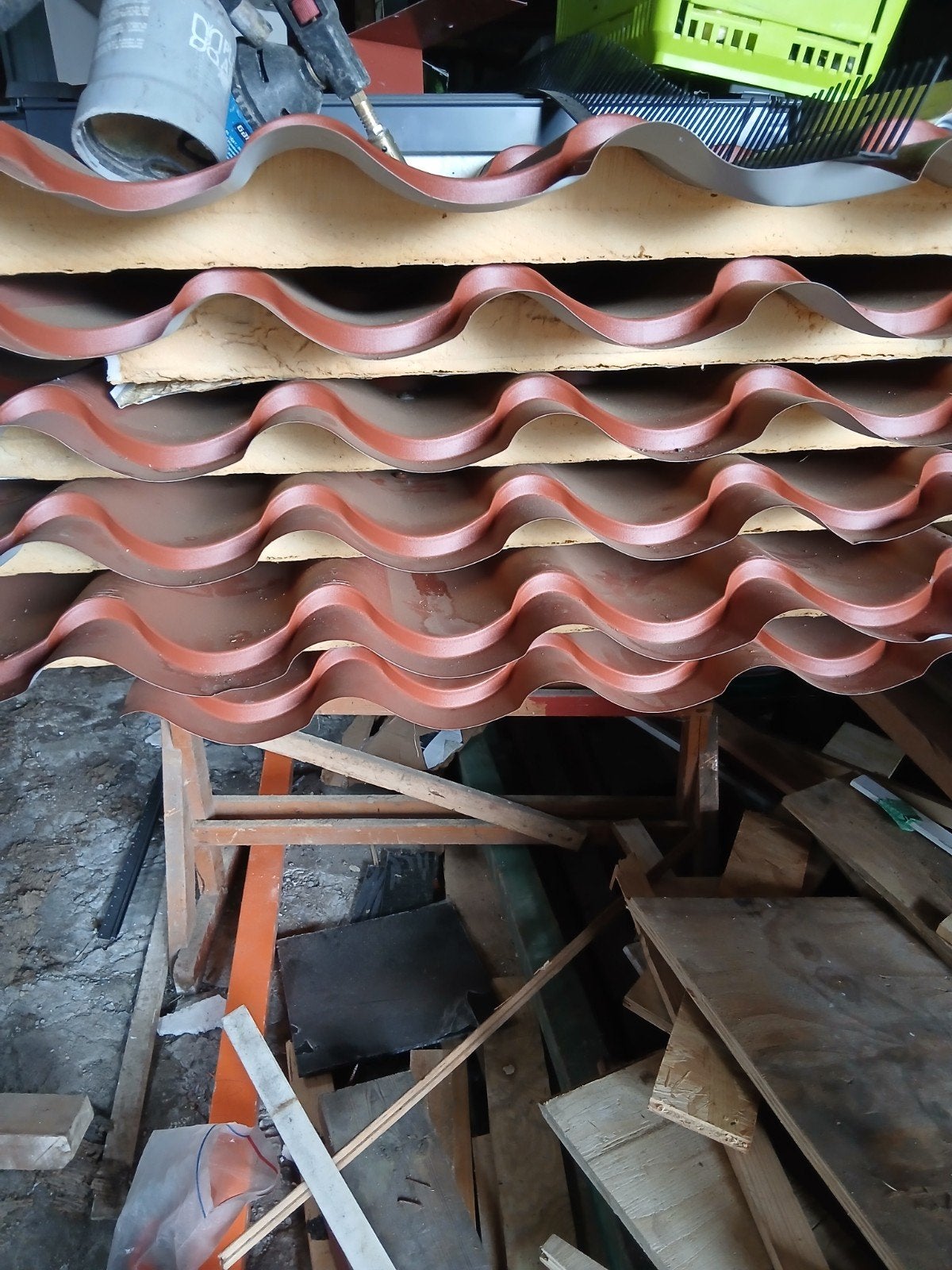 Dakpanplaten - Nieuwstaat, Dakplaat of Dakpanplaat, Ophalen of Verzenden, Zo goed als nieuw, 15 m² of meer