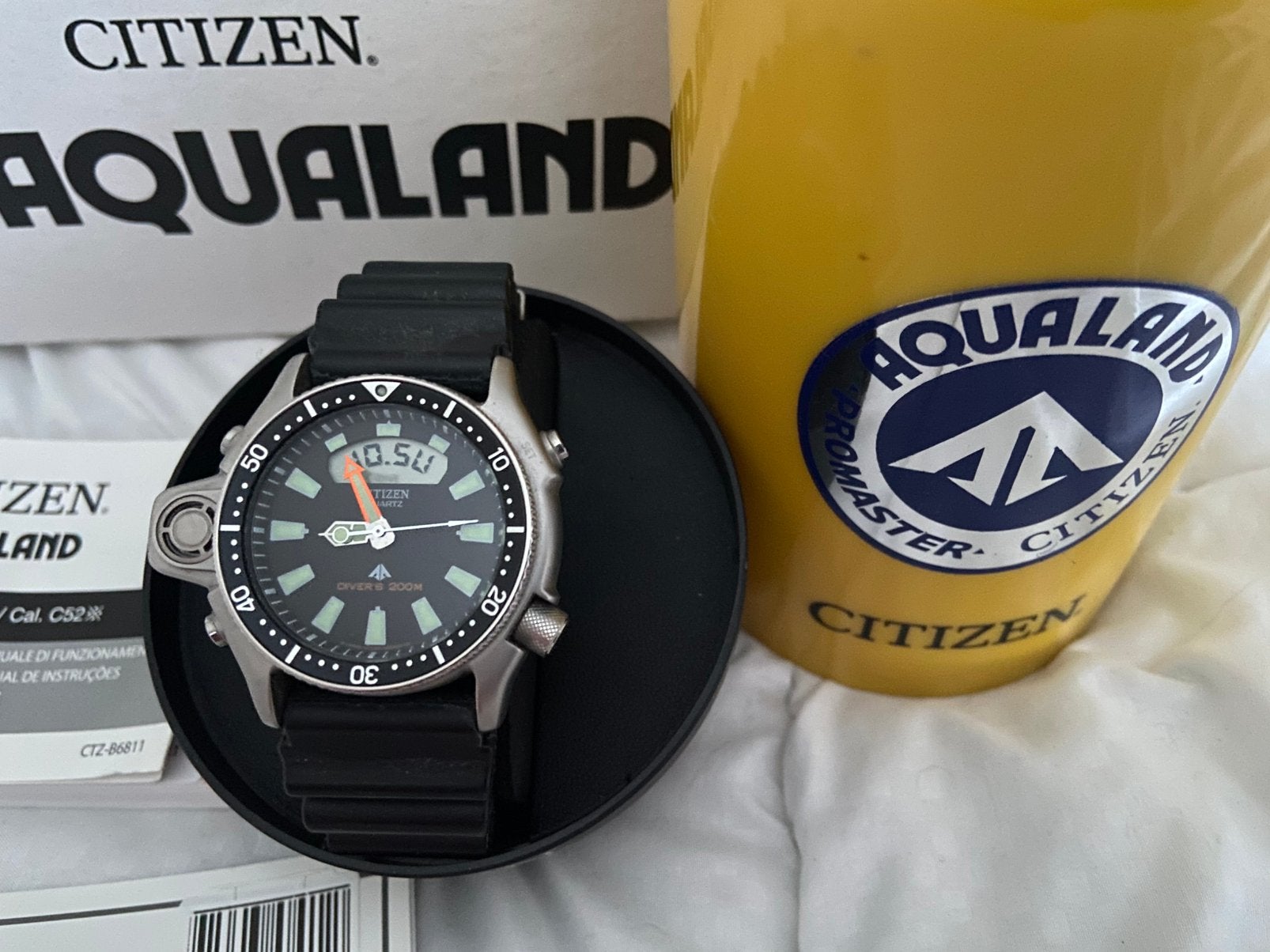 Citizen Aqualand Promaster special edition, Ophalen, Zo goed als nieuw, Staal, Citizen