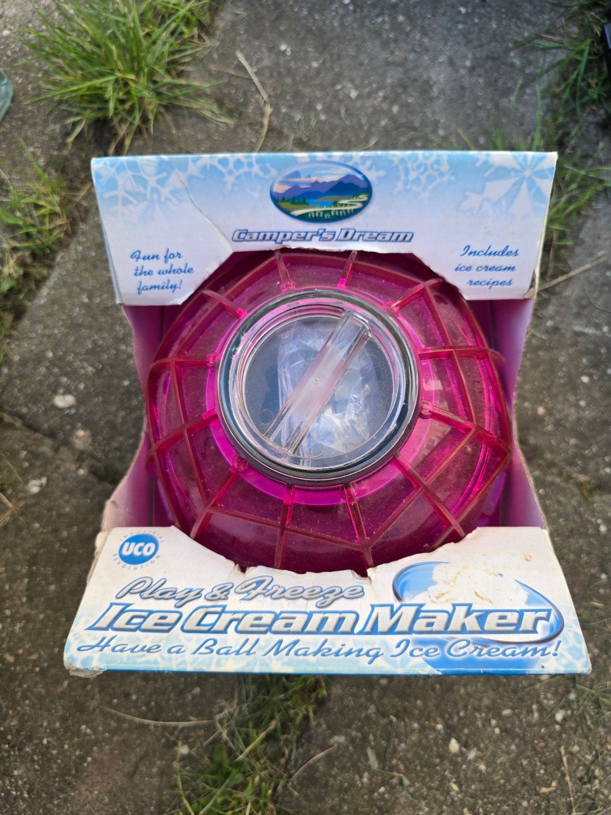 Play & Freeze Ice Cream Maker - Roze IJsmaker Bal, Ophalen of Verzenden