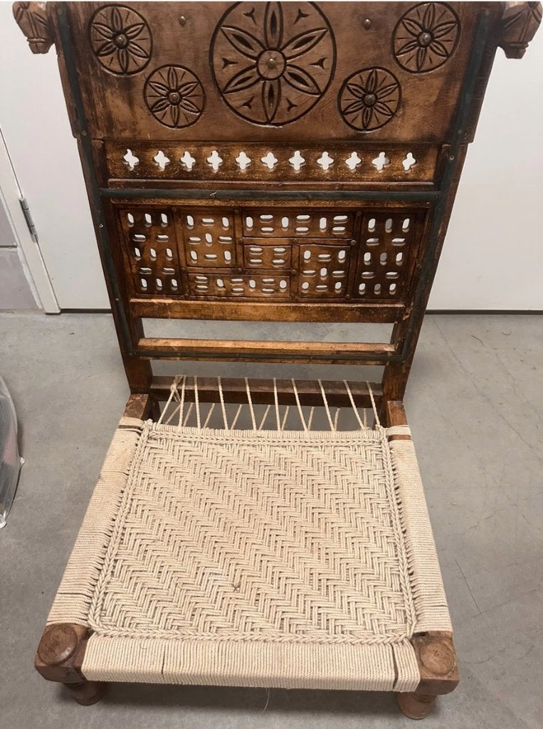 Orginele tribal chair india, Ophalen