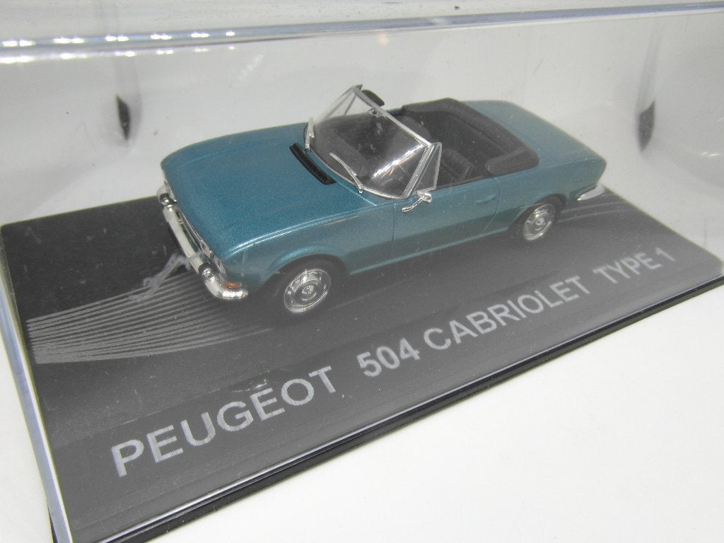 Peugeot 504 Cabriolet  Type 1  Norev  1:43, Ophalen of Verzenden, Zo goed als nieuw, Auto, Norev