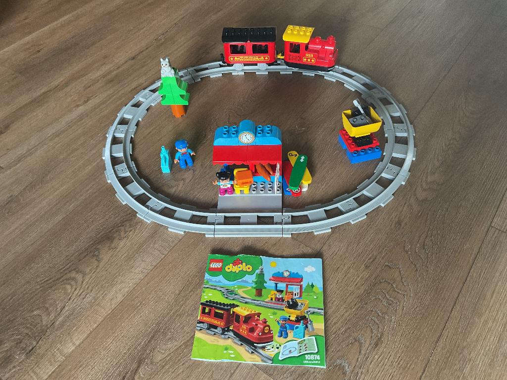 Duplo stoomtrein, Ophalen, Zo goed als nieuw, Compleet, Duplo