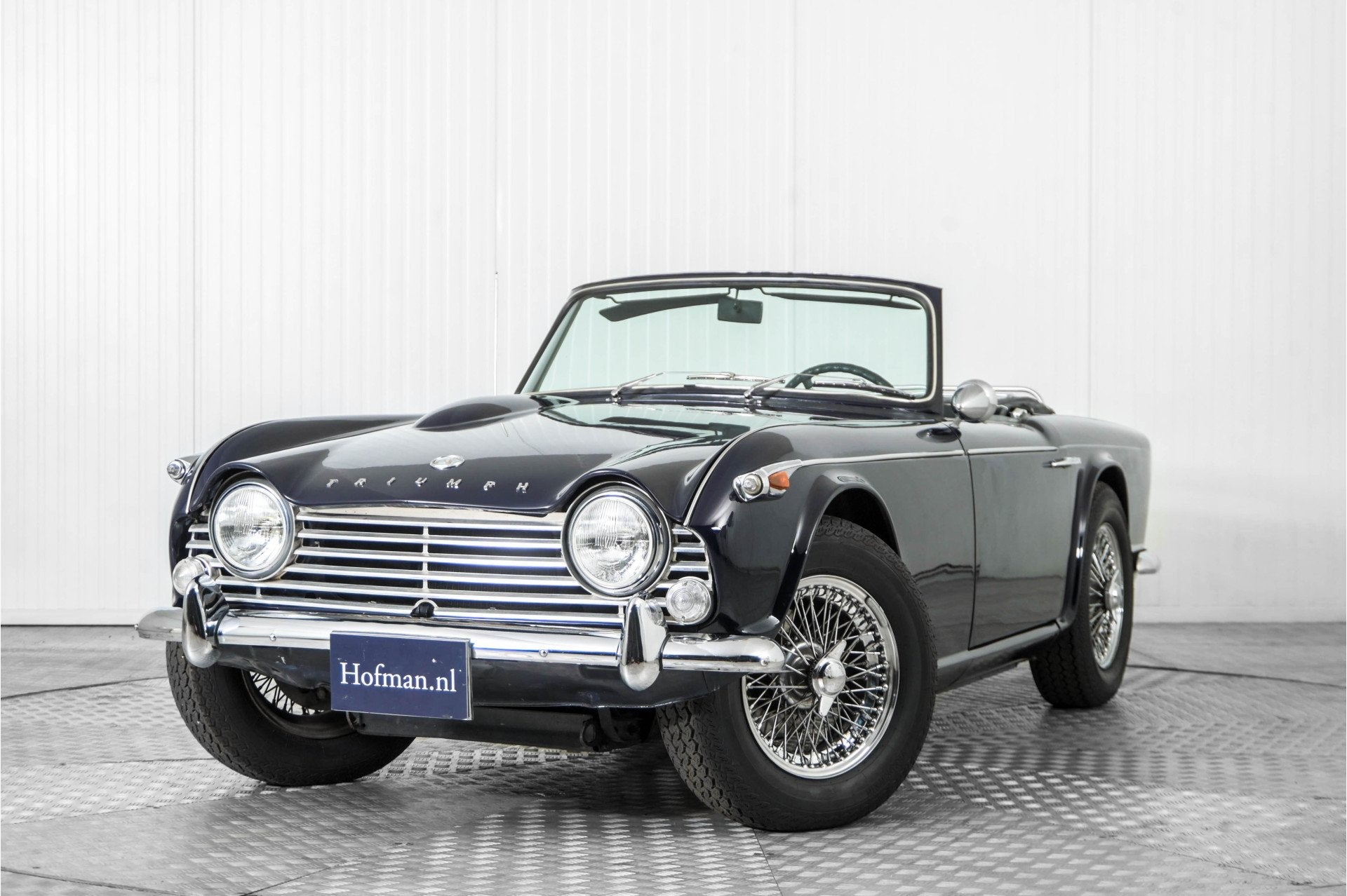 Triumph TR4A Overdrive (bj 1967), Auto's, Gebruikt, Overige modellen, Cabriolet, Blauw