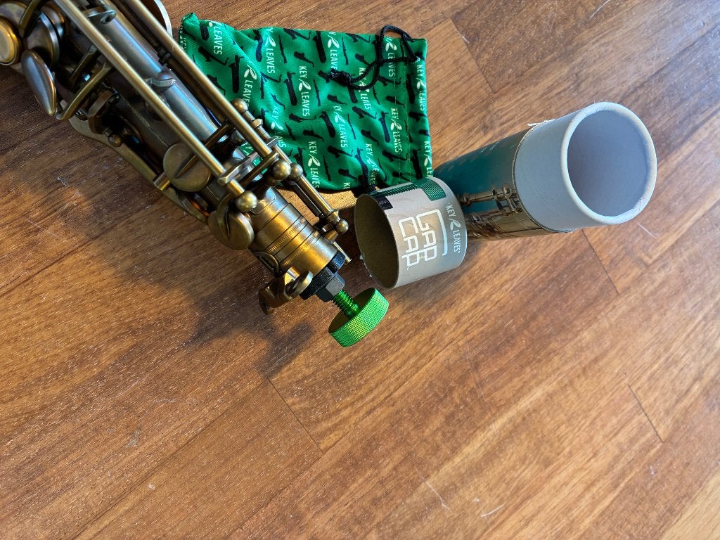 GAP CAP end-plug van Key Leaves voor alt sax, Ophalen of Verzenden, Nieuw, Saxofoon