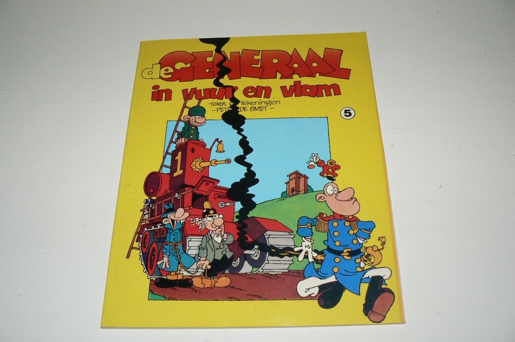 De Generaal in vuur en vlam. Deel 5 uit 1981. Peter de Smet, Boeken, Eén stripboek, Ophalen of Verzenden, Zo goed als nieuw, Peter de Smet