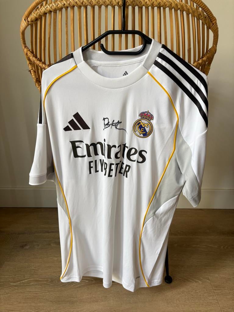 Gesigneerd Dean Huijsen Real Madrid Shirt, Maat M, Ophalen of Verzenden, Nieuw, Shirt