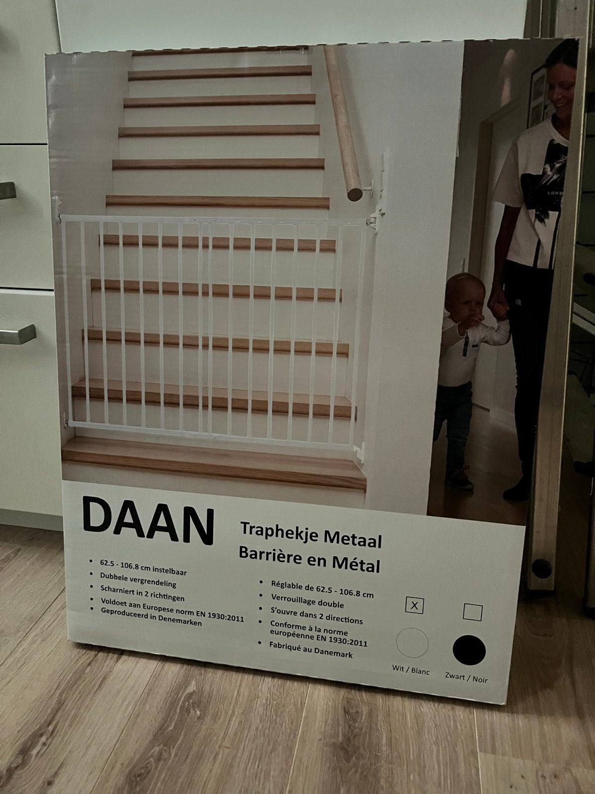 Nieuw Gamma Traphekje (model Daan), wit, Ophalen, Nieuw, 100 tot 115 cm, Klemhekje