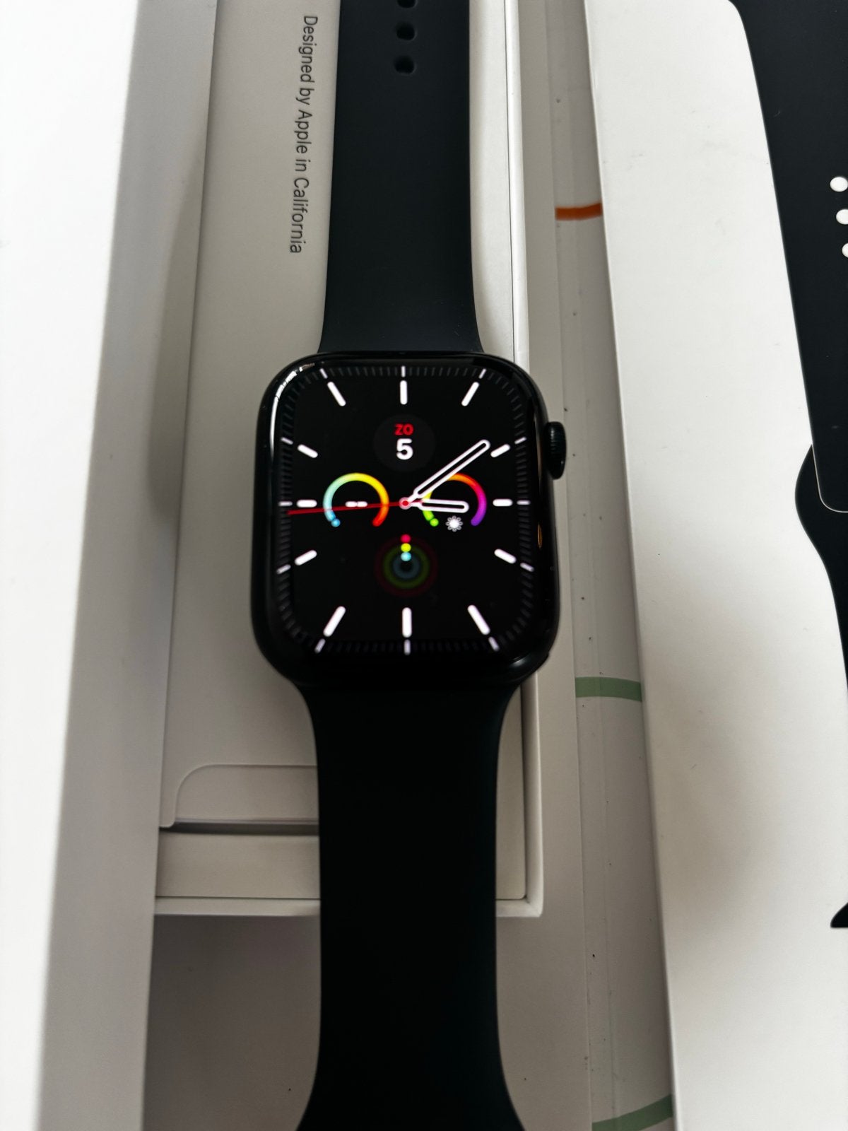 Apple Watch Series 7 45mm Midnight Aluminium Case, Afstand, Zwart, IOS, Ophalen of Verzenden