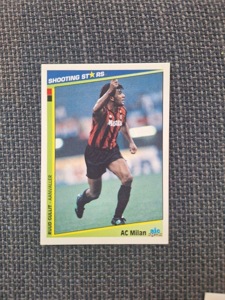 Shooting Stars Ruud Gullit AC Milan, Verzenden, Buitenlandse clubs, Poster, Plaatje of Sticker