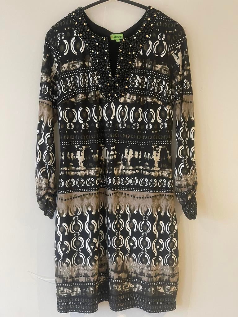 K Design jurk maat m, Ophalen of Verzenden, Zo goed als nieuw, Maat 38/40 (M), Zwart