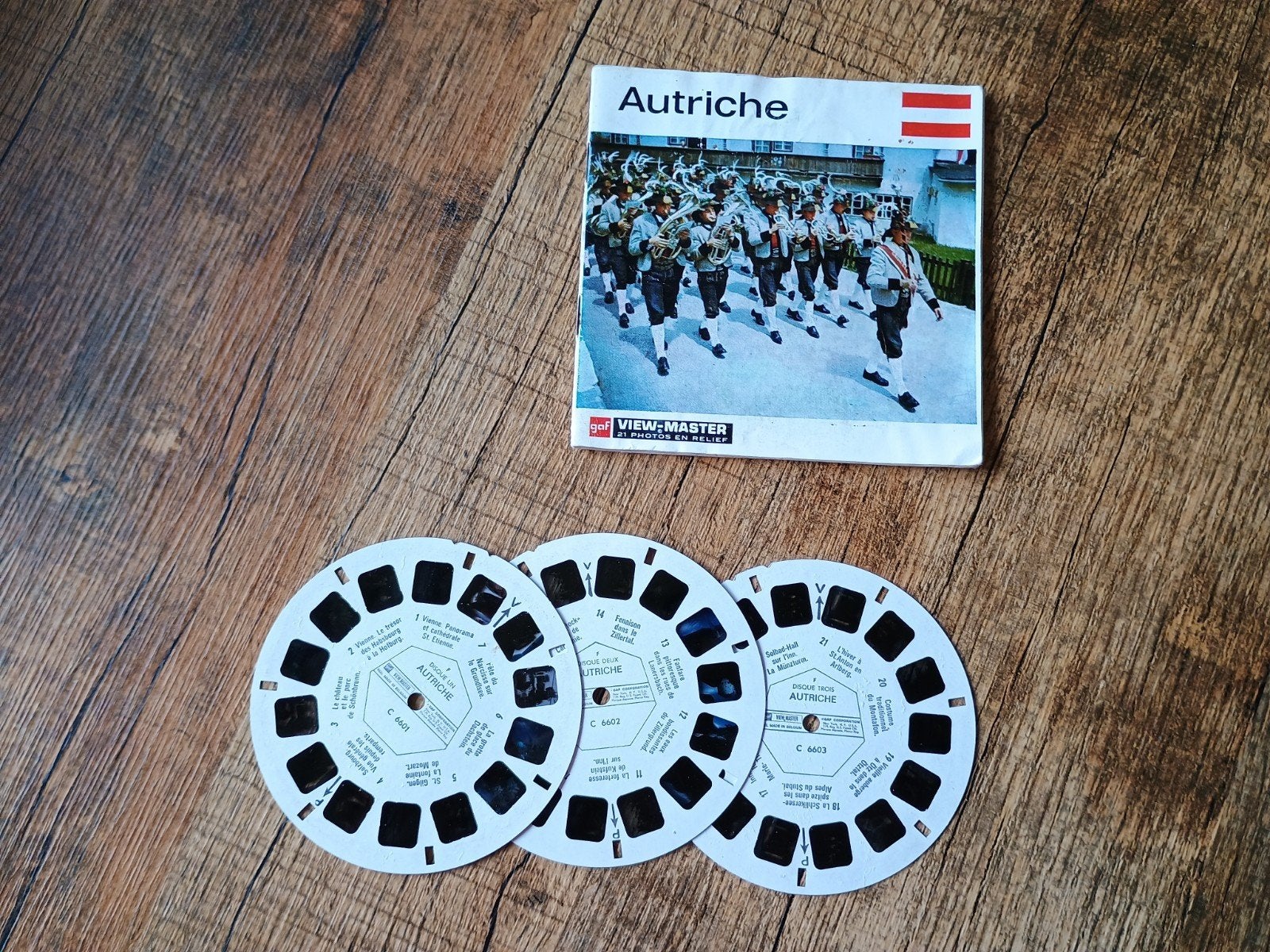 Oude Viewmaster schijfjes Oostenrijk, Ophalen of Verzenden, Gebruikt