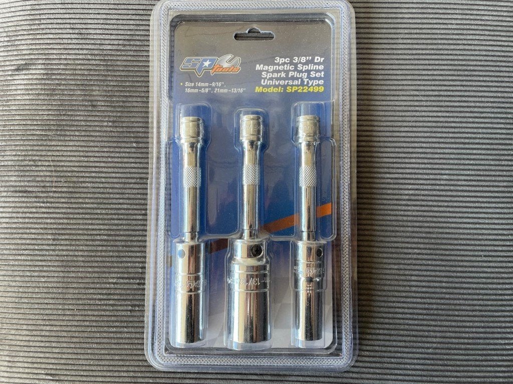 SP Tools SP22499, Bougie doppen set 3/8 inch Magnetisch, Nieuw, Ophalen of Verzenden, SP Tools, /